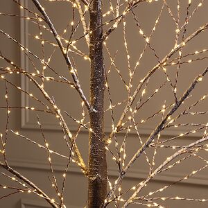 Светодиодное дерево Cunnington 210 см, 750 теплых белых микро LED ламп, IP44 Winter Deco фото 5