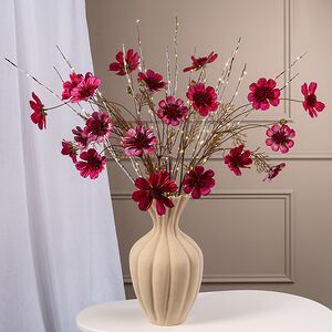 Светодиодная ветка Winkley 90 см коричневая, 40 теплых белых LED ламп, таймер, IP44 Winter Deco фото 3