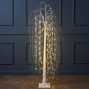 Светодиодное дерево Ива Barnsley 150 см, 220 теплых белых LED ламп, IP44 Winter Deco фото 1