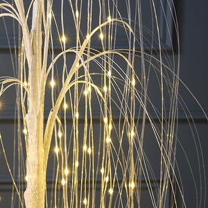 Светодиодное дерево Ива Barnsley 150 см, 220 теплых белых LED ламп, IP44 Winter Deco фото 4
