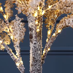 Светодиодное дерево Орешник - Warlington 150 см, 240 теплых белых LED ламп, IP44 Winter Deco фото 4