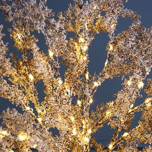 Светодиодное дерево Орешник - Warlington 150 см, 240 теплых белых LED ламп, IP44 Winter Deco фото 5
