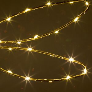 Плоское светодиодное украшение Стрекоза 50 см, 70 теплых белых LED ламп, IP44 Winter Deco фото 2