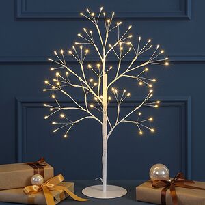 Светодиодное дерево Buckington 55 см, 80 теплых белых LED ламп, IP44