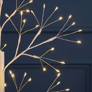 Светодиодное дерево Buckington 55 см, 80 теплых белых LED ламп, IP44 Winter Deco фото 3