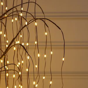 Светодиодное дерево Ива Birmingham 150 см, 624 теплых белых LED ламп, IP44 Winter Deco фото 6