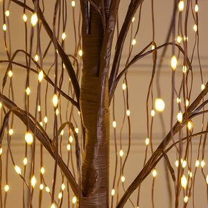 Светодиодное дерево Ива Birmingham 150 см, 624 теплых белых LED ламп, IP44 Winter Deco фото 4