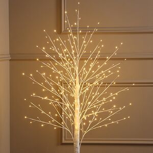 Светодиодное дерево Edinburgh 120 см, 288 теплых белых LED ламп с мерцанием, IP44 Winter Deco фото 2