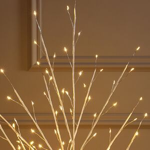 Светодиодное дерево Edinburgh 120 см, 288 теплых белых LED ламп с мерцанием, IP44 Winter Deco фото 6