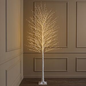 Светодиодное дерево Edinburgh 240 см, 1152 теплых белых LED ламп с мерцанием, IP44 Winter Deco фото 1