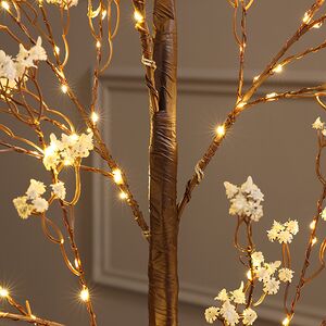 Светодиодное дерево Glenrothes 120 см, 150 теплых белых LED ламп, IP44 Winter Deco фото 5