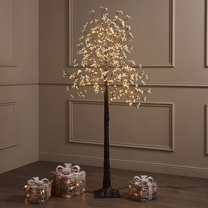 Светодиодное дерево Glenrothes 150 см, 300 теплых белых LED ламп, IP44 Winter Deco фото 1