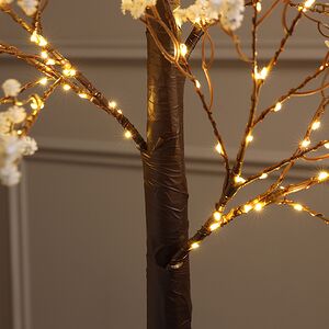 Светодиодное дерево Glenrothes 150 см, 300 теплых белых LED ламп, IP44 Winter Deco фото 5