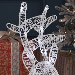 Светодиодная фигура Олень Тоннер 48 см, 40 холодных белых LED ламп, IP44 Winter Deco фото 2
