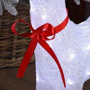 Светодиодная фигура Олень Винди 64 см, 60 теплых белых LED ламп, IP44 Winter Deco фото 3