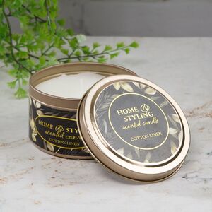 Ароматическая свеча Phoebe - Cotton Linen 8*5 см