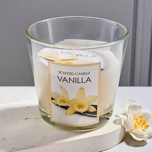 Ароматическая свеча Vanilla 8 см, в стеклянном стакане Koopman (Купман) фото 1
