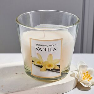 Ароматическая свеча Vanilla 8 см, в стеклянном стакане Koopman (Купман) фото 3