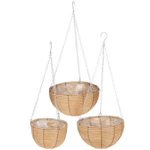 Набор подвесных кашпо Джули 20-30 см, 3 шт Koopman фото 2