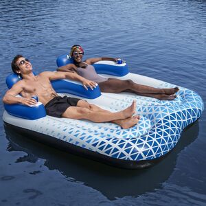 Надувной матрас-шезлонг Indigo Wave 183*176 см, двухместный