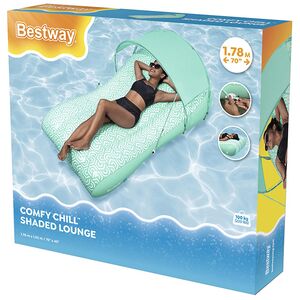 Надувной шезлонг для плавания Shaded Lounge 178*102 см с навесом Bestway фото 6
