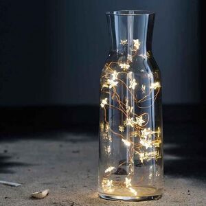 Светодиодная гирлянда Пробка Silver Style Звездочки, 15 теплых белых мини LED ламп, таймер, батарейки, IP20 Kaemingk фото 4