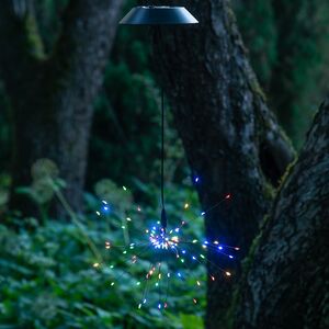 Подвесной садовый светильник Solar Glory Firework 50*26 см, 90 разноцветных LED ламп, на солнечной батарее, IP44 Star Trading фото 2