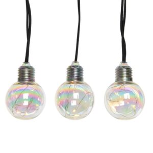 Гирлянда из лампочек Cozy Lights 10 ламп, разноцветные мини LED, 2.7 м, черный ПВХ, IP20 Kaemingk фото 2