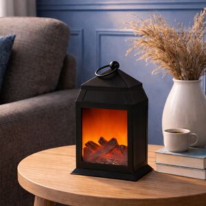 Декоративный фонарь-камин Шварцвальд 27 см, на батарейках