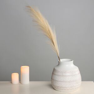 Светящаяся ветка для декора Перо Manosque - Cream 70 см, теплые белые LED, на батарейках Kaemingk фото 4