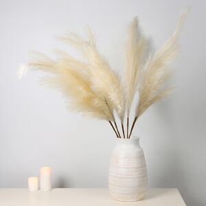 Светящаяся ветка для декора Ivory Plume 118 см, теплые белые LED лампы, на батарейках Kaemingk фото 3