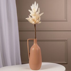 Светящаяся ветка для декора Pampas Cream 70 см, теплые белые LED, на батарейках Kaemingk фото 5