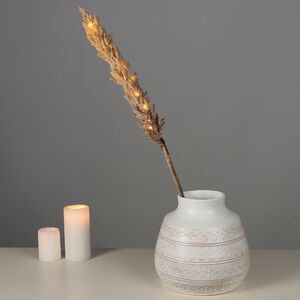Светящаяся ветка для декора Cortaderia Brownie 70 см, теплые белые LED, на батарейках Kaemingk фото 6