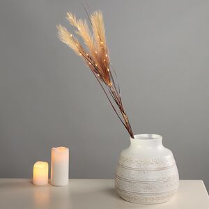 Светящаяся ветка для декора Chocolate Rush 70 см, теплые белые LED лампы, на батарейках Kaemingk фото 6