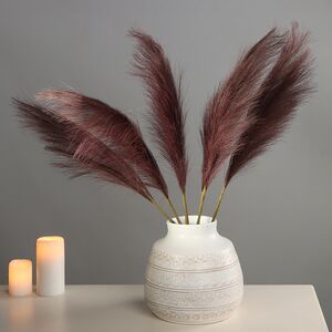 Светящаяся ветка для декора Chocolate Pluma 70 см, теплые белые LED лампы, на батарейках Kaemingk фото 3