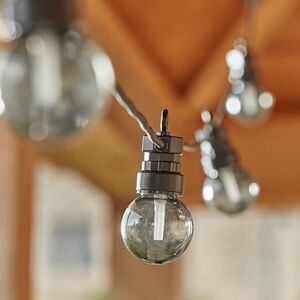 Гирлянда Лампочки Дымчатые, 20 ламп, теплые белые LED, 9.5 м, черный ПВХ, соединяемая, IP44 Kaemingk фото 8