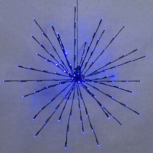 Светодиодный ежик Lumineo Dancing Lights 70 см, 150 теплых белых/разноцветных LED ламп, пульт управления, IP44 Kaemingk фото 6