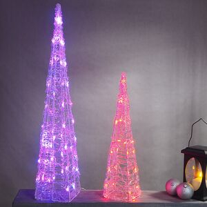Светящаяся фигура Елка Cone Light, разноцветных RGB LED ламп, IP44