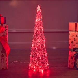 Светящаяся фигура Елка Cone Light 60 см, 30 разноцветных RGB LED ламп, IP44 Kaemingk фото 7