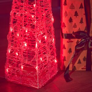 Светящаяся фигура Елка Cone Light 60 см, 30 разноцветных RGB LED ламп, IP44 Kaemingk фото 2