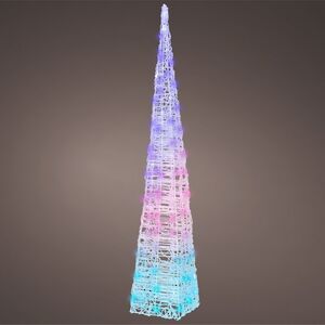 Светящаяся фигура Елка Cone Light 120 см, 80 разноцветных RGB LED ламп, IP44 Kaemingk фото 1