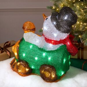 Светящаяся фигура Снеговик Ганс - Christmas Train 40 см, 50 LED ламп, IP44 Kaemingk фото 5