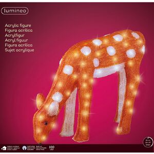 Светящийся олень Брэнсон 49 см, 100 холодных белых LED ламп, таймер, IP44 Kaemingk фото 7