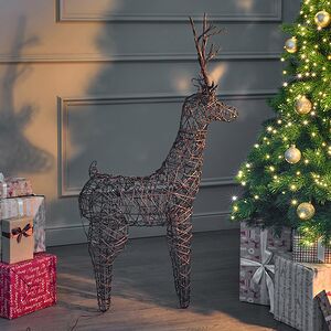 Светящийся олень Rottweil Deer 104 см, 72 теплые белые LED лампы, IP44 Kaemingk фото 6