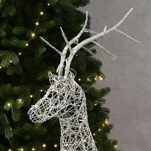 Уличный светящийся олень Джаспер 135 см, 96 теплых белых LED ламп, IP44 Kaemingk фото 3