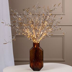 Набор светящихся веток Sparkling Hazel 75 см, 90 теплых белых LED ламп, 3 шт, IP44