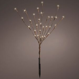Светящаяся ветка Sparkling Willow 50 см, 30 теплых белых LED ламп, на батарейках, IP44 Kaemingk фото 11