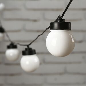 Гирлянда из лампочек Мона 20 ламп, теплые белые LED, 9.5 м, черный ПВХ, IP44 Kaemingk фото 9