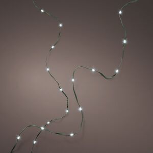 Светодиодная гирлянда Роса Micro Flex 27 м, 360 холодных белых LED, зеленый провод, контроллер, IP44 Kaemingk фото 3