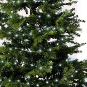 Светодиодная гирлянда Роса Micro Flex 27 м, 360 холодных белых LED, зеленый провод, контроллер, IP44 Kaemingk фото 2